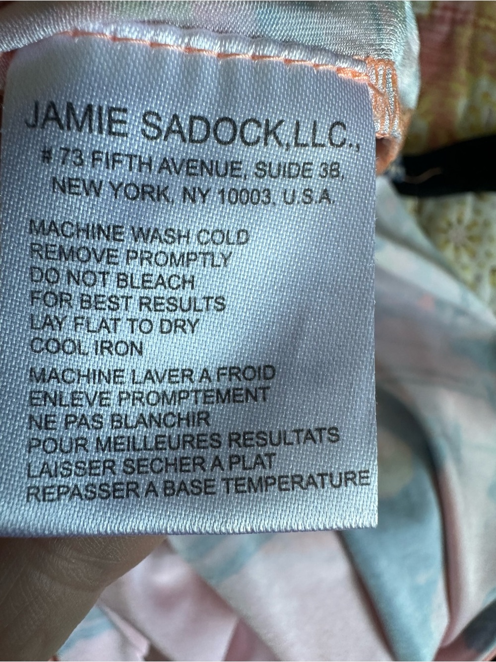 🌸 Jamie Sadock Floral Golf Polo Top Pink Quarter Zip Stretch Women’s Medium - Picture 11 of 13